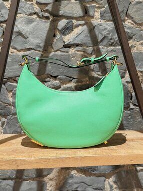 Fendi Green Leather Fendigraphy Small Bag